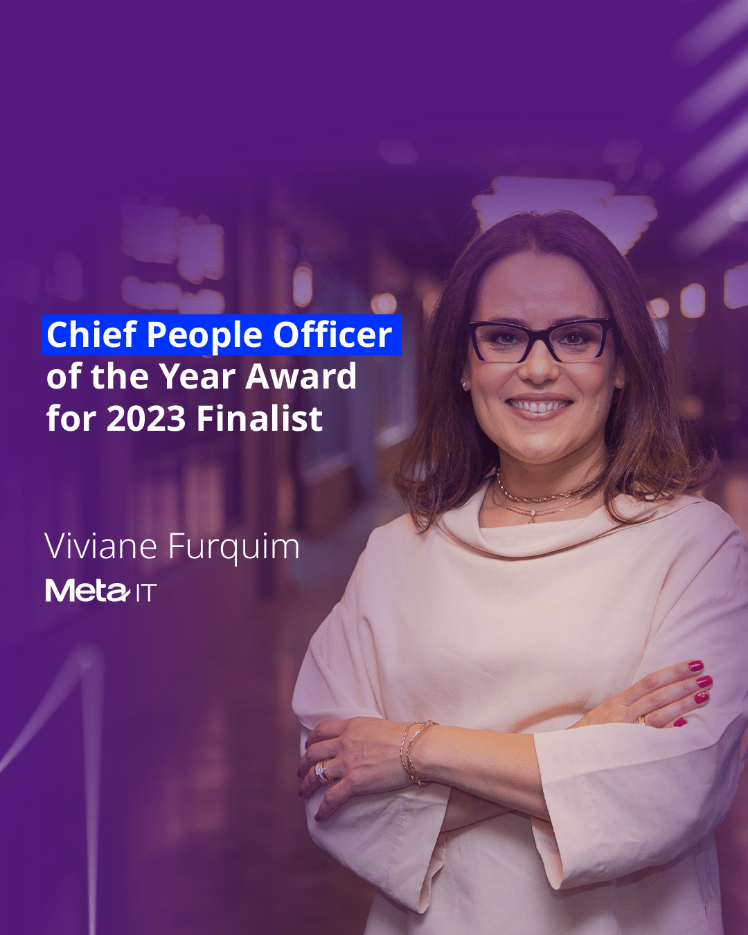 WomenTech Global Awards - Viviane Furquim Chief People Officer of the Year Award finalist